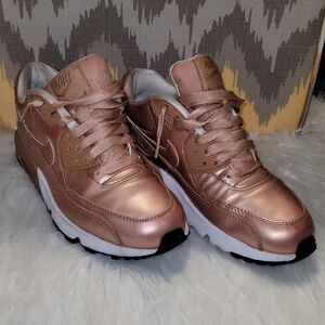 Nike Rose Gold Air MAX 90s Sneakers